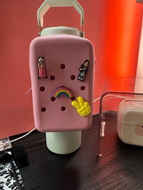 adidas Pink Phone/Accessory Charm Set